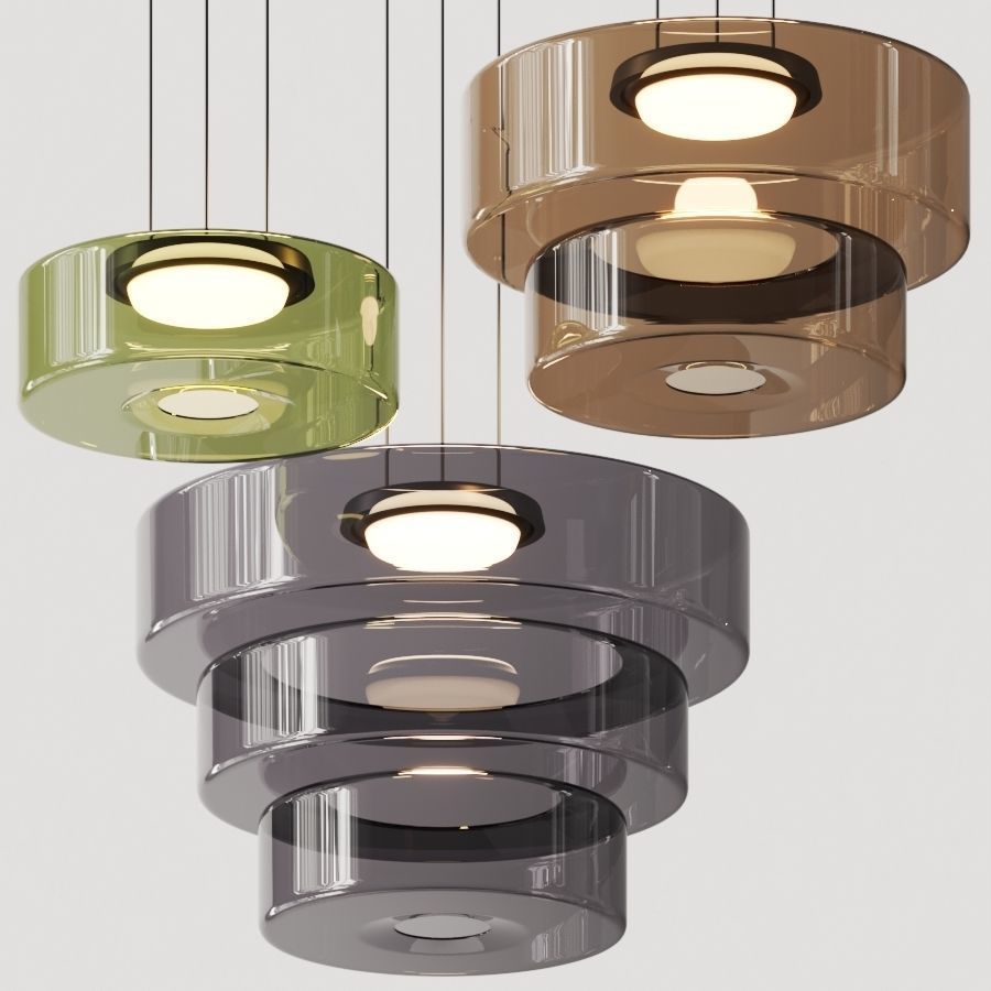 Bauhaus Style Glass Pendant Light Fixture for Modern Home Decor & Kitchen Island Lighting