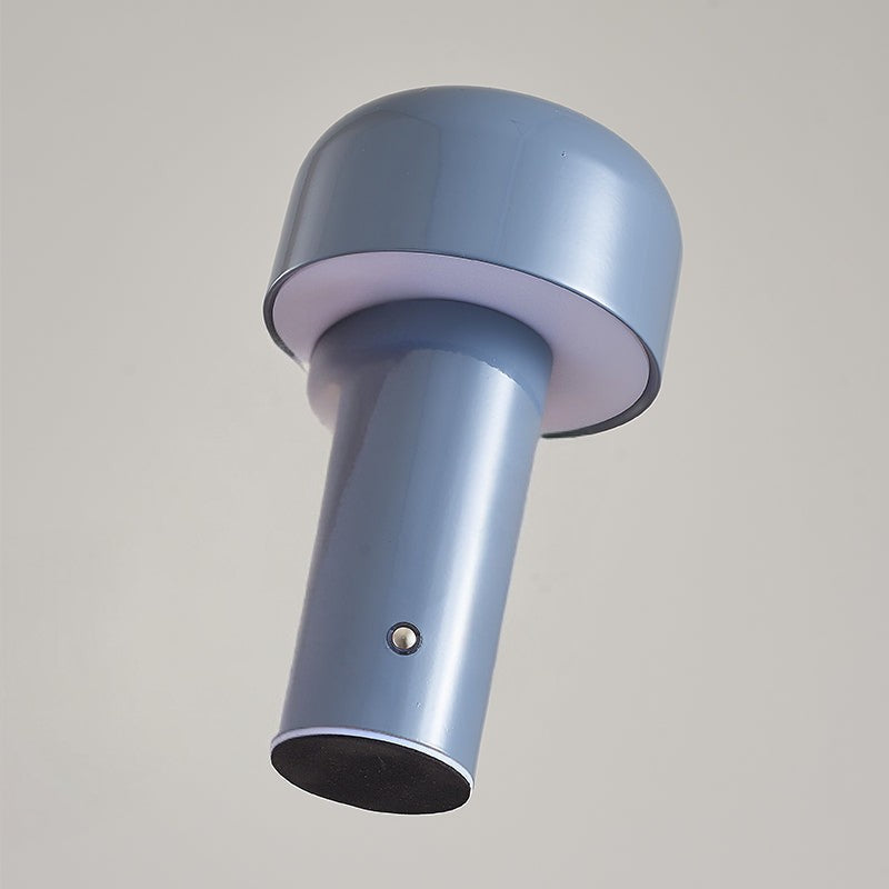 LED Cordless Table Lamp - Italian Mushroom Design for Indoor & Outdoor Use, Battery Operated Lighting Solution