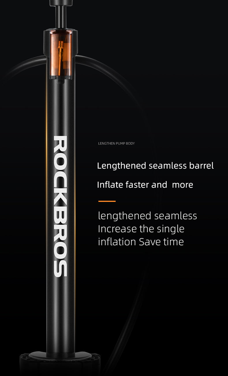 High Pressure Bicycle Floor Pump | 160 PSI, Schrader/Presta Valve & Ergonomic Design for Bikes, Motorcycles & Sports Equipment