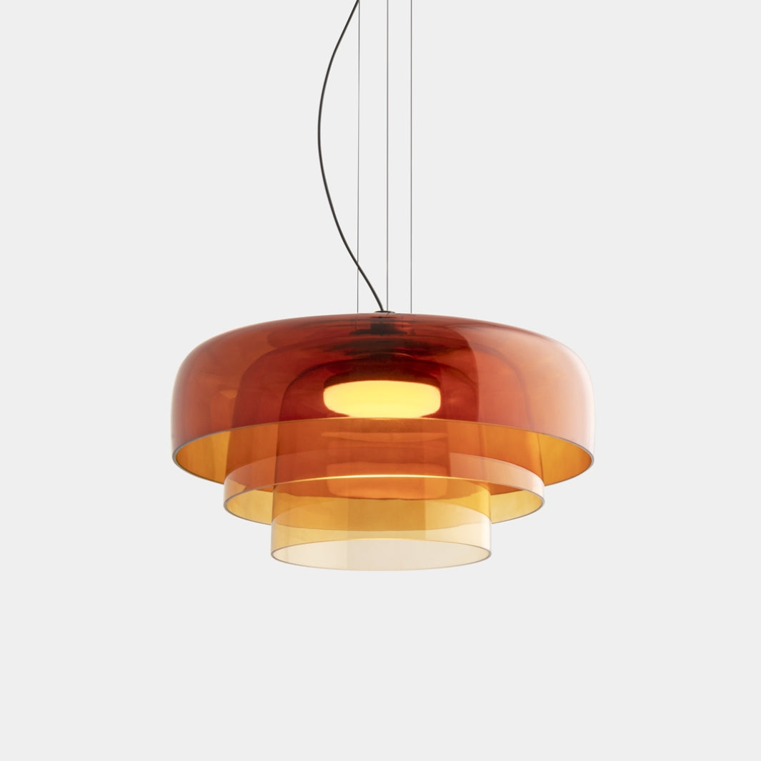 Nordic Glass Pendant Light Fixture - Modern Hanging Lamp for Kitchen Island & Dining Room