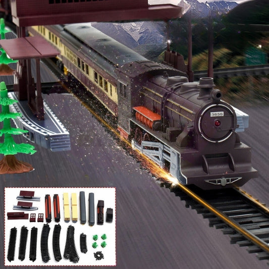 Kids Train Set Electric Railway Toy - Fun Model Train & Track for Toddlers