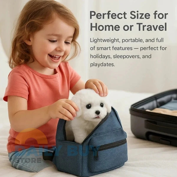 Realistic Robot Puppy Toy Dog with Smart Features, Interactive Companion for Kids and Pet Lovers
