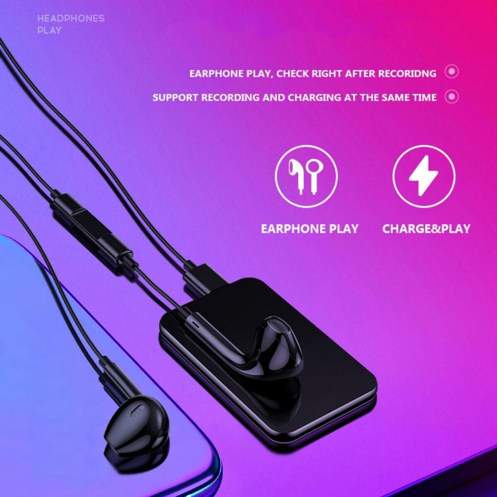 Mini Voice Recorder | Voice Activated, 376 Hours Storage & Ideal for Meetings, Surveillance & Professional Use