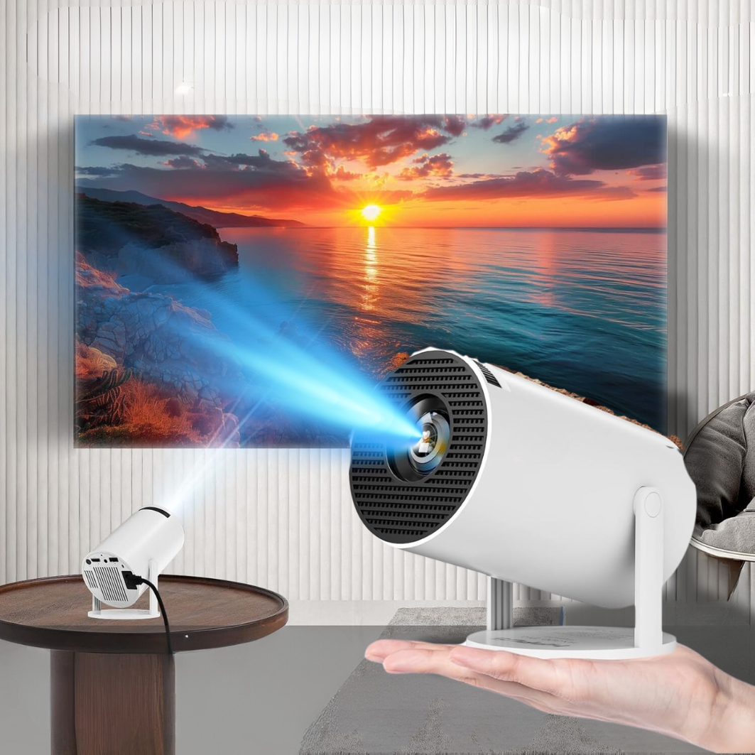 Ultra HD 4K Wireless Handheld Projector – Best Home Cinema Experience