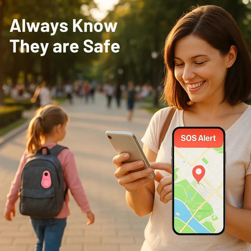 Mini GPS Tracker for Kids, Pets, and Cars - Compact Tracking Device for Real-Time Location Monitoring