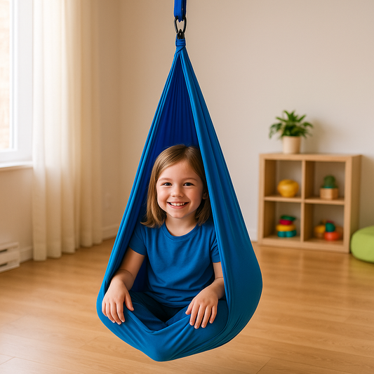 Sensory Autism Therapy Swing - Indoor & Outdoor Hammock for Kids, Durable Fabric, Adjustable, Relaxation & Sensory Play