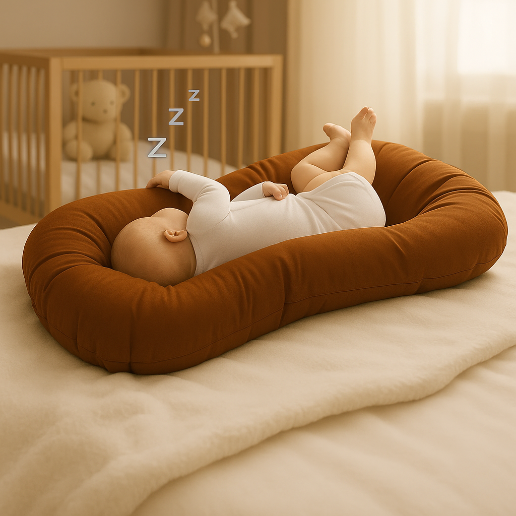 Organic Baby Lounger | Ultra-Soft, Breathable & Travel-Friendly for Cozy Playtime and Naptime