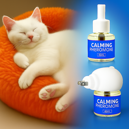 Cat Calming Pheromone Diffuser | Natural, Odorless Solution for Stress Relief in Multi-Cat Households