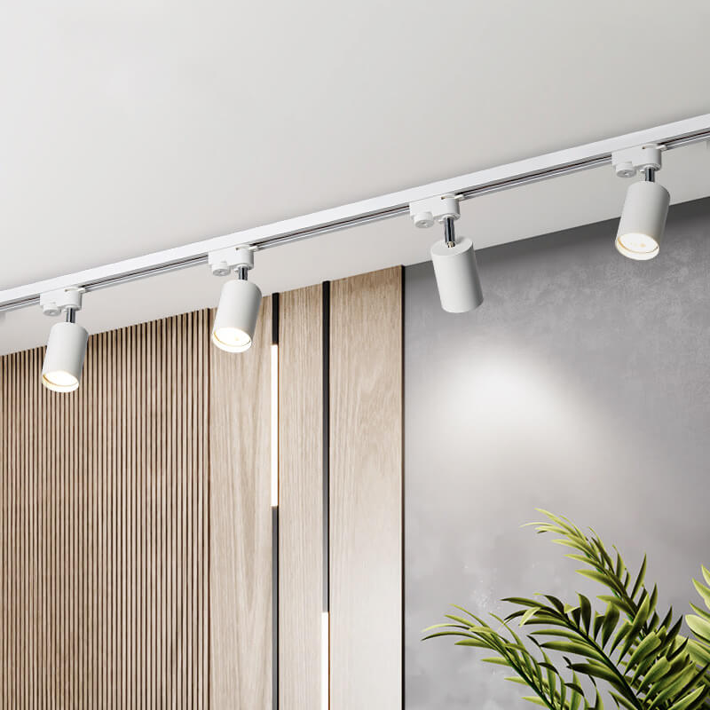 LED Recessed Rail Lighting Fixture - 3/4/5 Light Options for Modern Home Illumination
