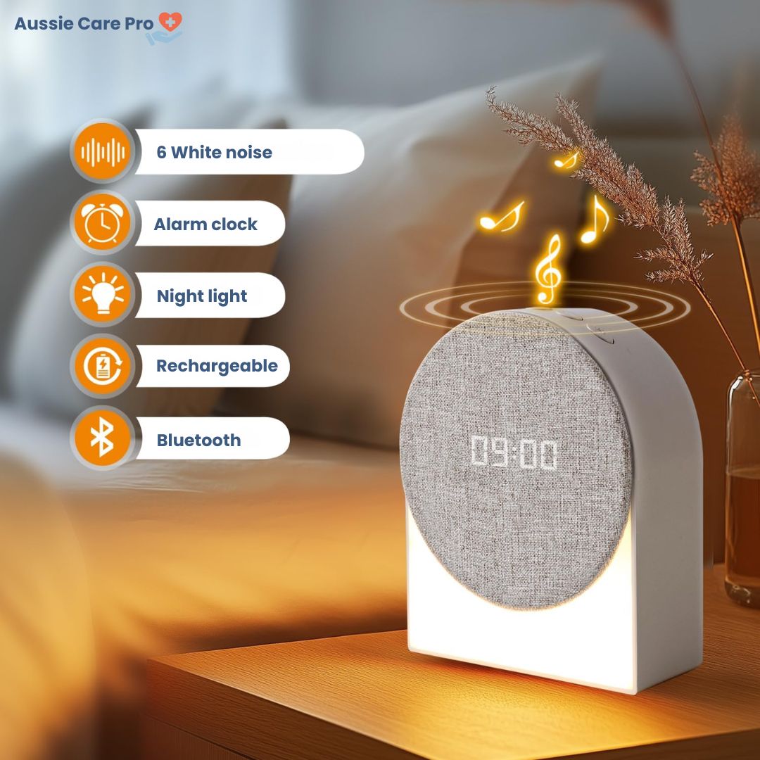 Sunrise Wake-Up Light Alarm Clock | White Noise Machine, Bluetooth & Dimmable Nightlight for Kids & Adults Sleep Training