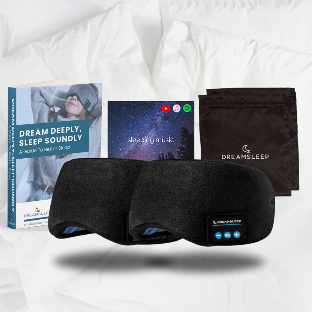 Bluetooth Sleeping Eye Mask | Noise & Light Blocking for Better Sleep at Home or Travel