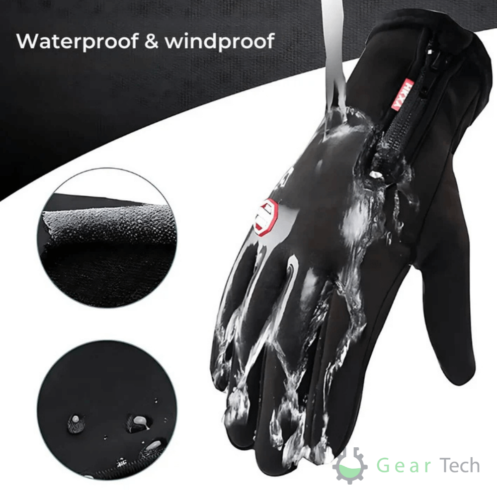 Electric Heated Gloves for Men & Women, Waterproof, Rechargeable, Winter Cycling & Skiing Gear