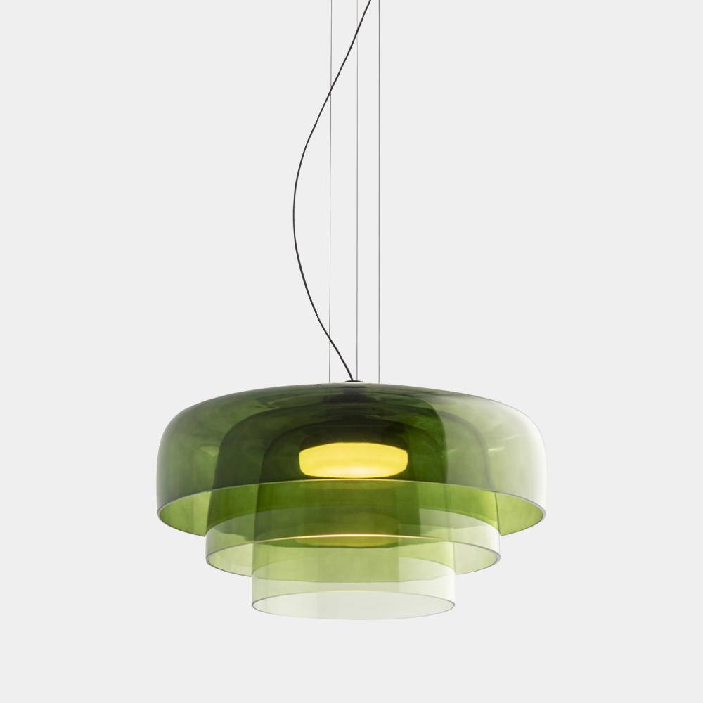 Nordic Glass Pendant Light Fixture - Modern Hanging Lamp for Kitchen Island & Dining Room