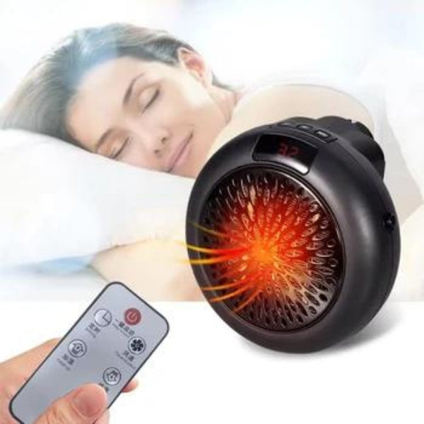 Compact Electric Heater - Portable USB & Plug-In Mini Space Heater for Home Office, Bedroom, and Travel Use