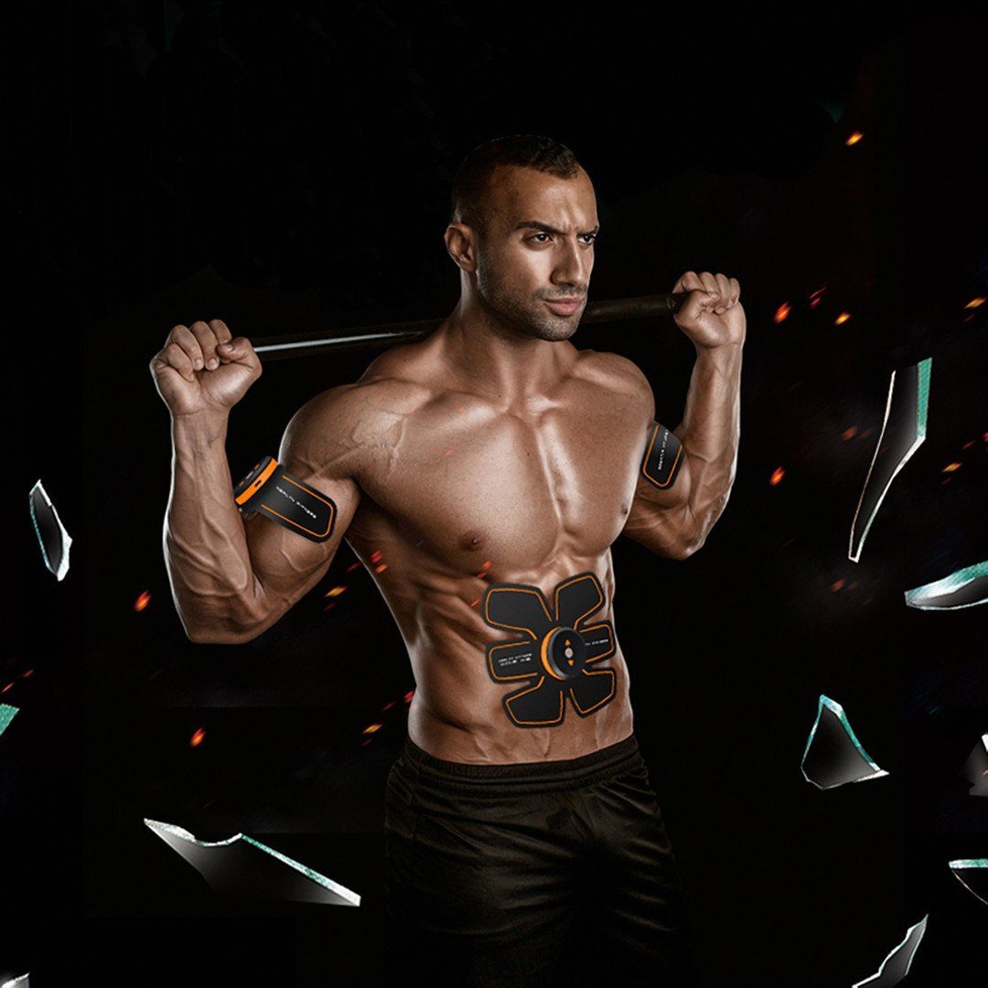 Advanced EMS Abs Stimulator – Electrical Muscle Stimulation for Core Strength & Fitness