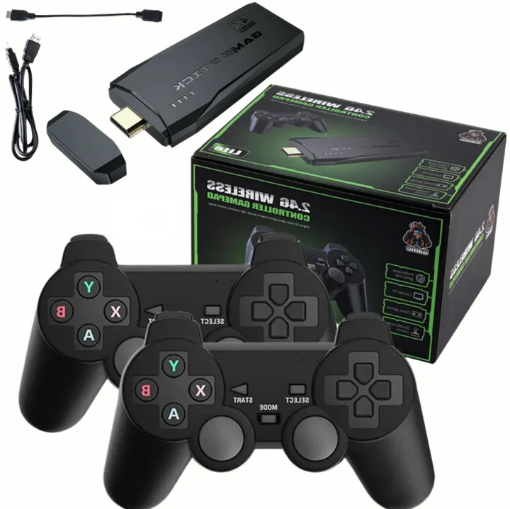 Retro Wireless TV Games Console | 20,000+ Built-In Games, 4K HDMI Output & Wireless Controllers for Family Fun
