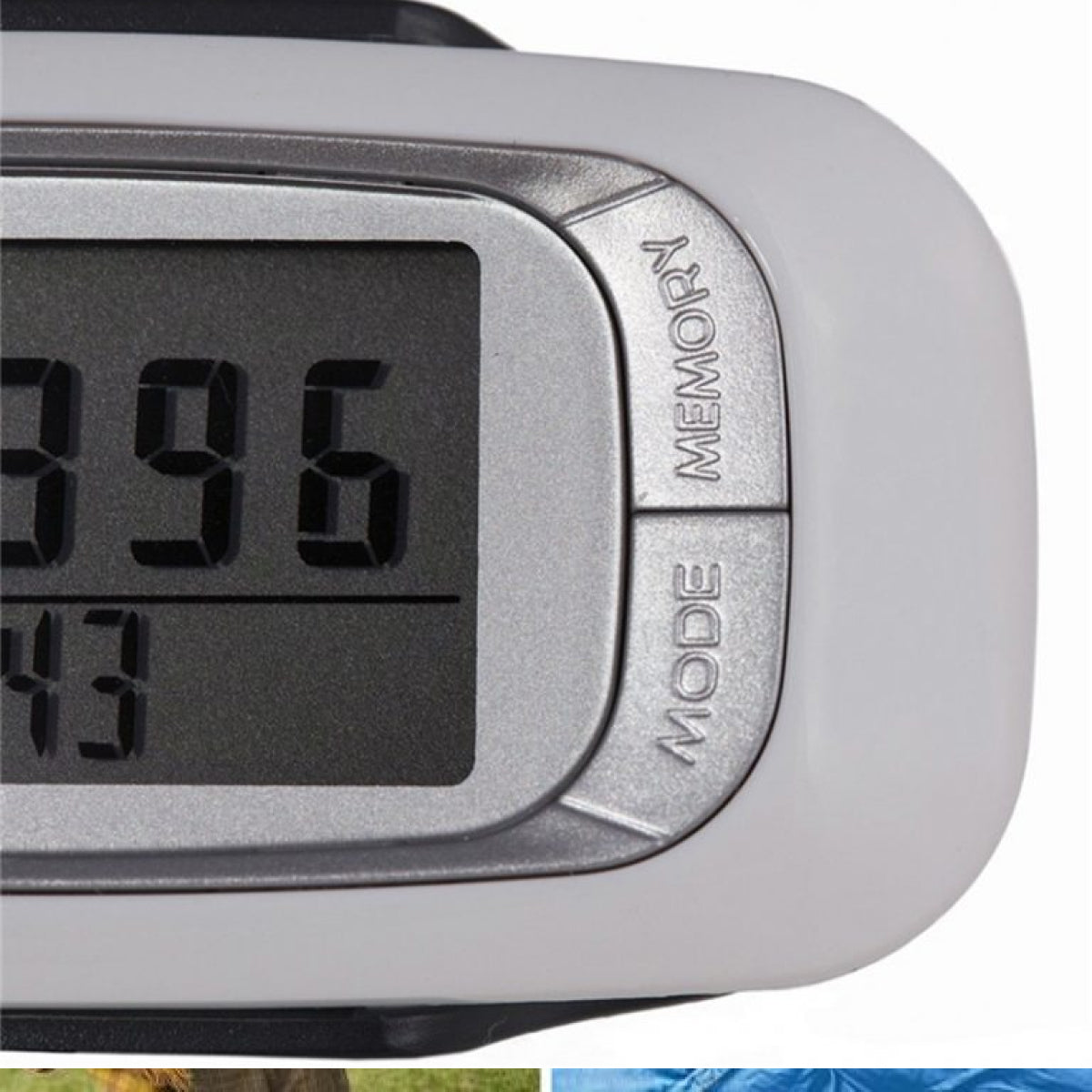 Best Walking 3D Pedometer with Clip and Strap plus. 30 Days Memory, Accurate Step Counter. PREMIUM