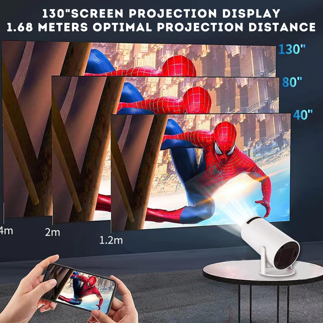 Ultra HD 4K Wireless Handheld Projector – Best Home Cinema Experience