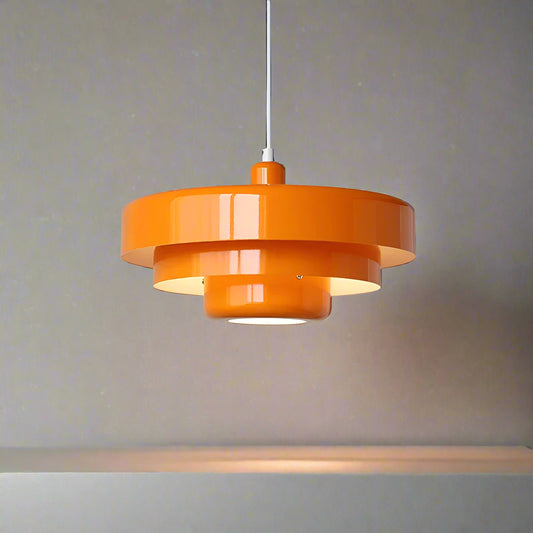 LED Italian-Style Pendant Light Fixture - Vintage Hanging Lamp for Kitchen, Dining Room & Living Room Decor