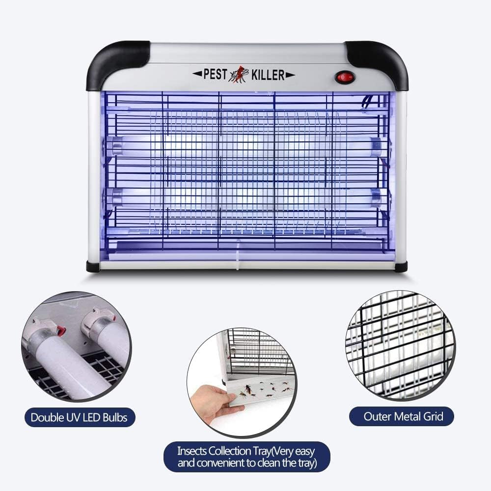 Moth Killer Lamp | 30W UV Light, Safe & Effective for Indoor Use Against Moths, Mosquitoes & Flying Insects