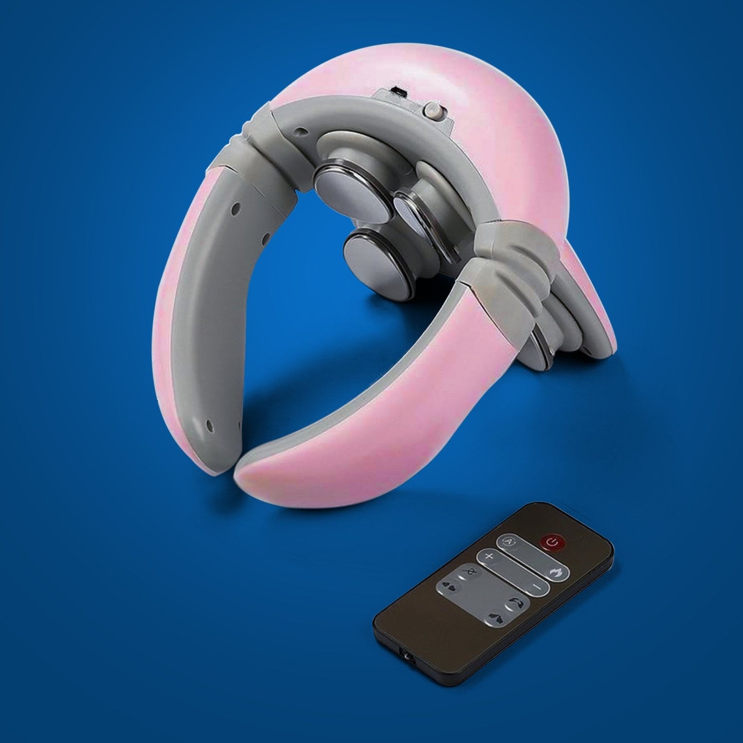 Neck Massager with Heat | 4D Massage Technology, TENS Pulse & Remote Control for Neck and Shoulder Pain Relief