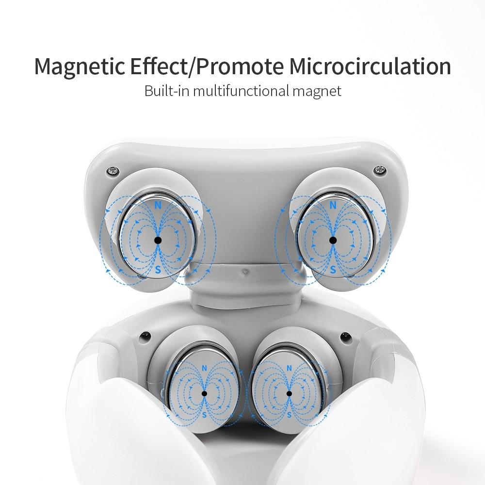 Neck Massager with Heat | 4D Massage Technology, TENS Pulse & Remote Control for Neck and Shoulder Pain Relief