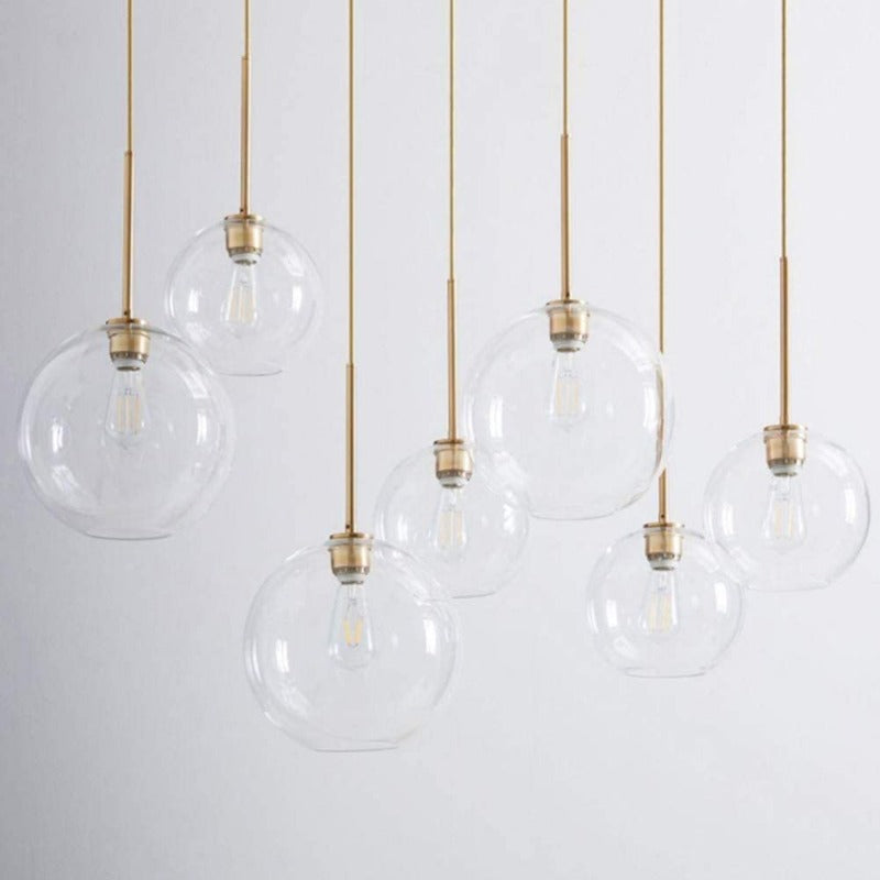 Broadway Pendant Light Fixture - Modern Industrial Hanging Lamp for Kitchen Island & Dining Room