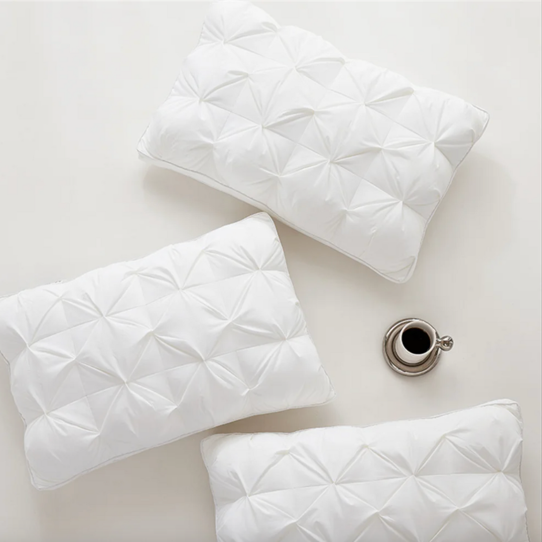 Luxury Goose Down Pillow | Ultra Soft, Hypoallergenic & Supports Neck Alignment for Deeper Sleep