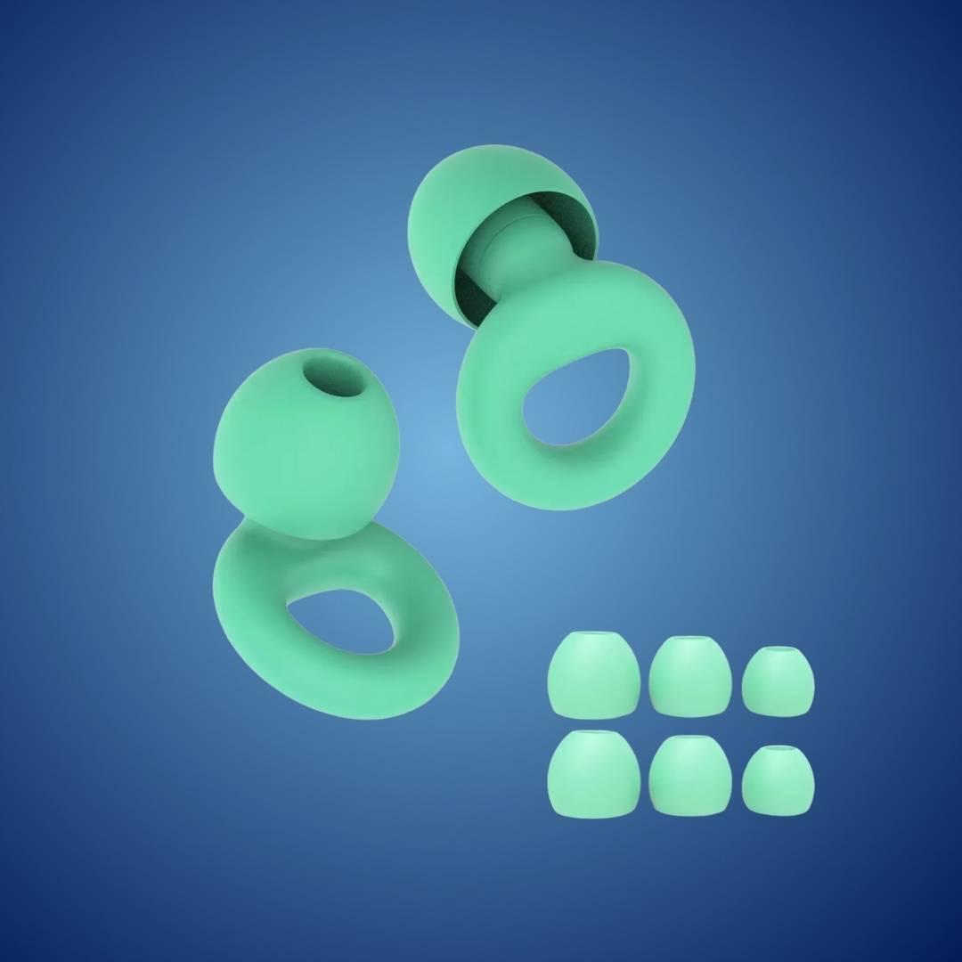 Noise Cancelling Earplugs | Hypoallergenic, Soft Silicone & Ideal for Sleep, Travel, Concerts, and Work