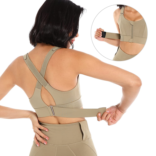 High Support Sports Bra for Women - Moisture-Wicking, Adjustable Straps, Ideal for Running & Gym Workouts