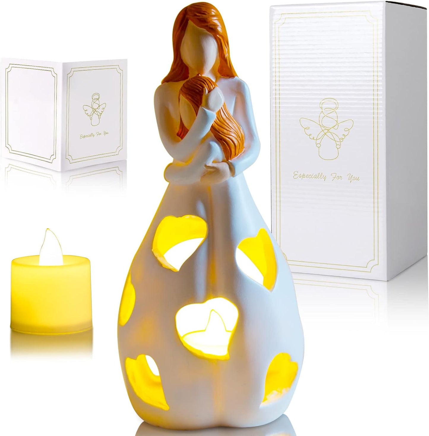 LED Heart-Shaped Night Light - Battery Operated Decorative Lamp for Bedroom, Nursery & Romantic Settings