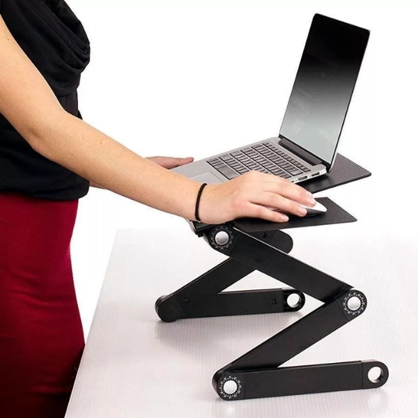 Adjustable Laptop Stand | Ergonomic, Portable & Ideal for Bed, Couch, or Desk Use