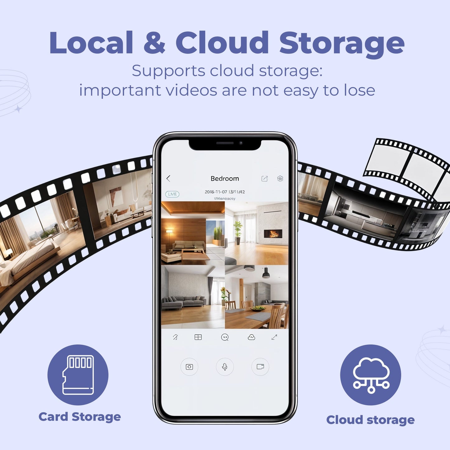 Wireless Indoor Security Camera | 1080P HD, Real-Time Motion Alerts & Ideal for Home Monitoring