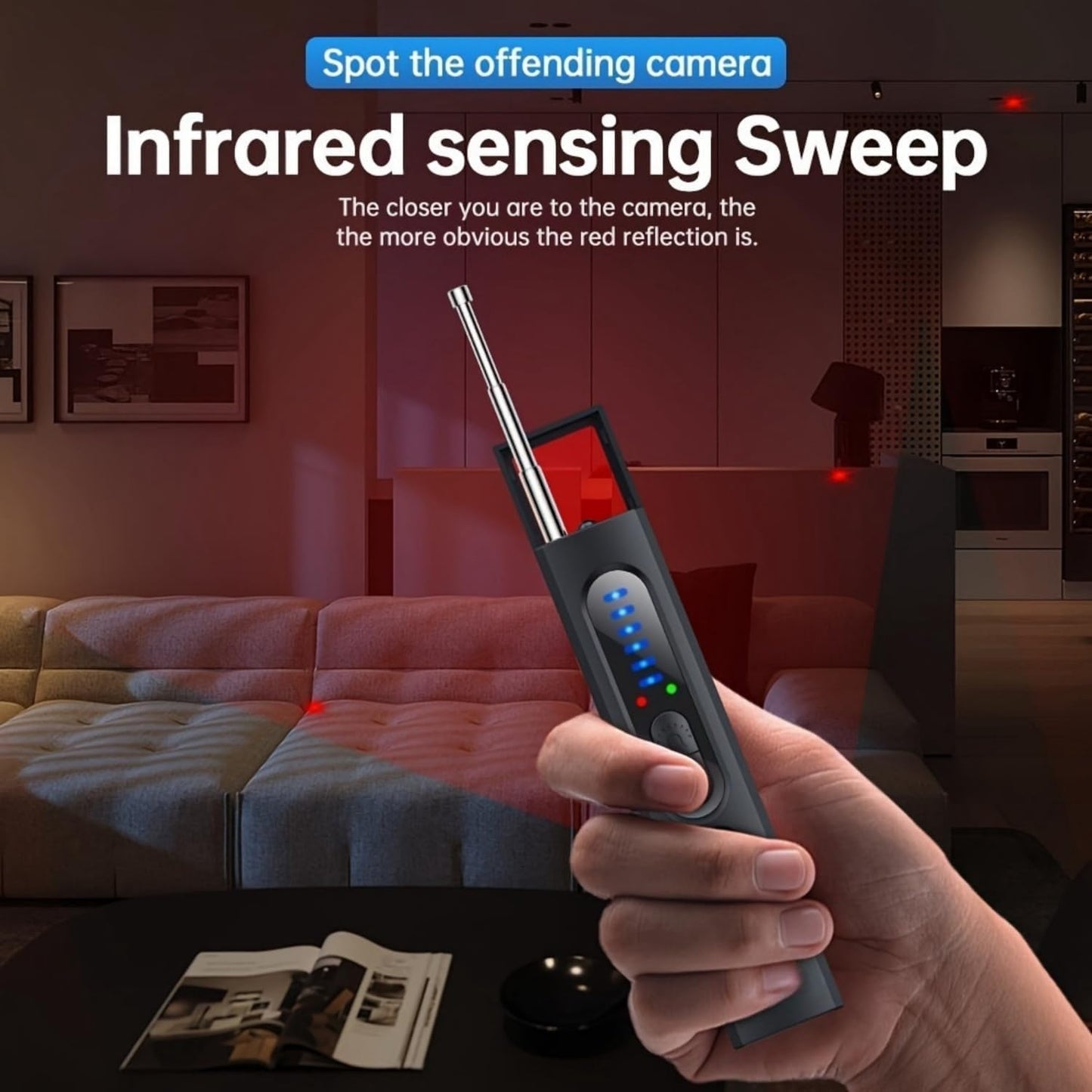 Hidden Camera Detection Device - Professional Camera and Bug Detector