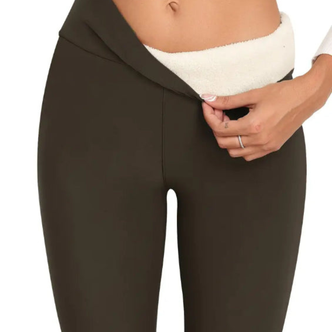 Premium Sherpa Fleece Leggings | Ultra-Soft, Stretchy & Warm for Winter Comfort and Style
