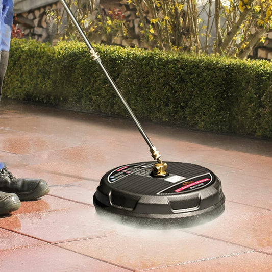 15-Inch Pressure Washer Surface Cleaner | 4000 PSI Jet Stream & 3mm Bristles for Efficient Outdoor Cleaning