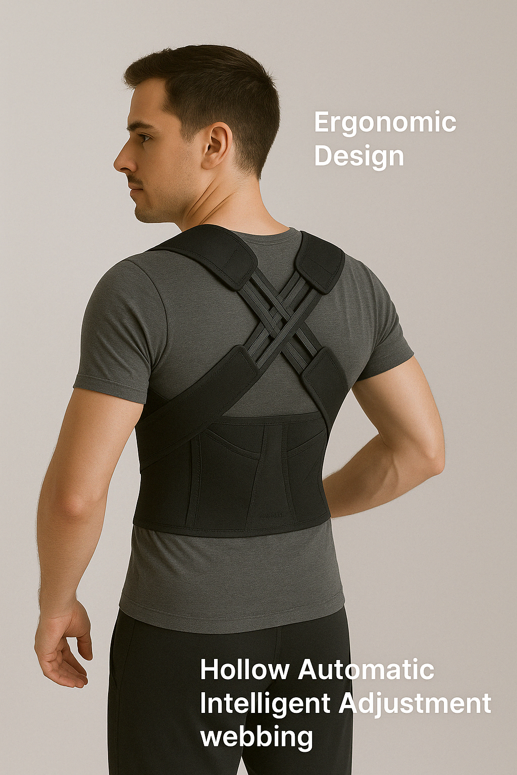 Adjustable Back Posture Corrector | Ergonomic, Eco-Friendly Design for Men & Women to Improve Posture and Reduce Neck Hump