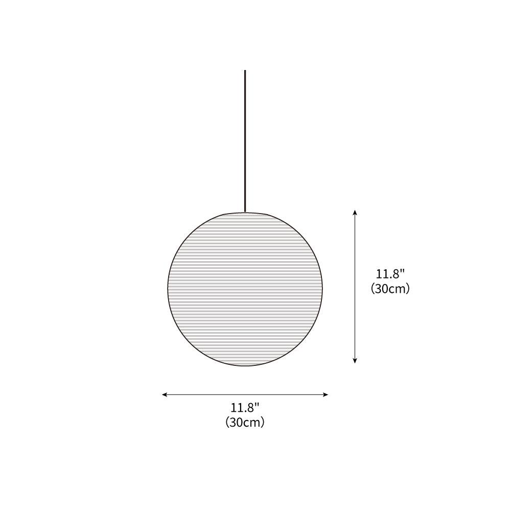 Handmade Hanging Lamp - Japanese Style Paper Lantern Light Fixture for Home Decor & Ambient Lighting