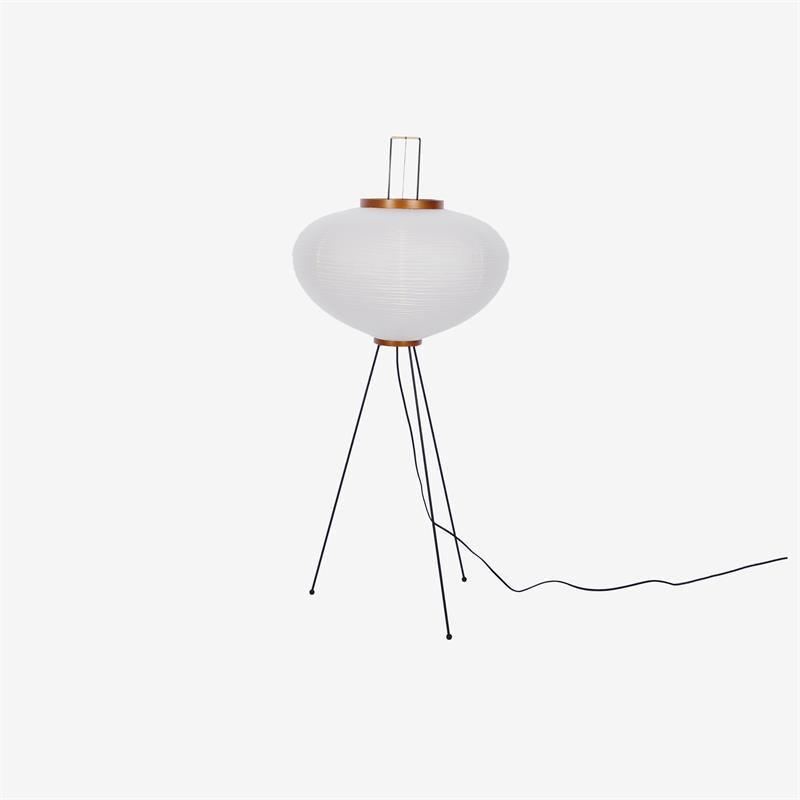 LED Rice Paper Floor Lamp - Adjustable Height, Soft Ambient Light for Living Room & Bedroom Decor