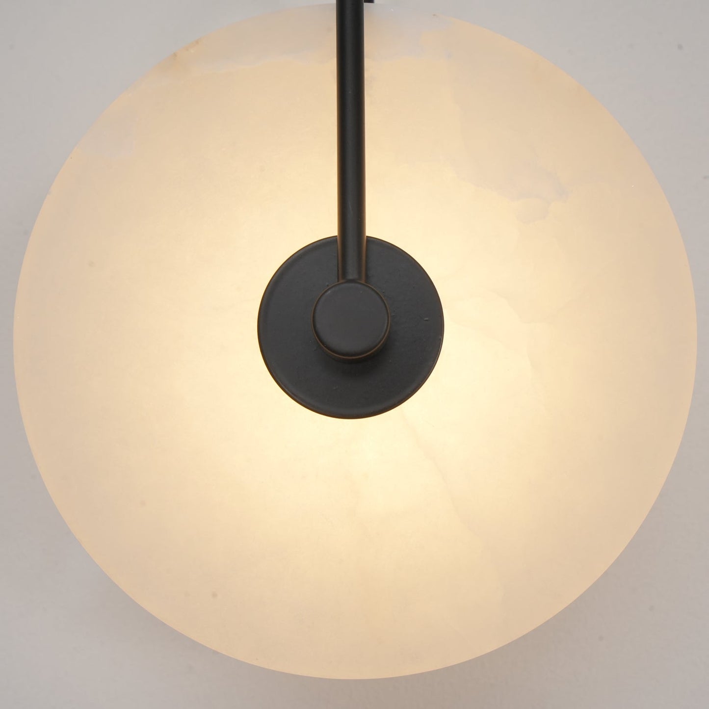 LED Wall Lamp with Alabaster Shade for Modern Home Lighting & Accent Decor