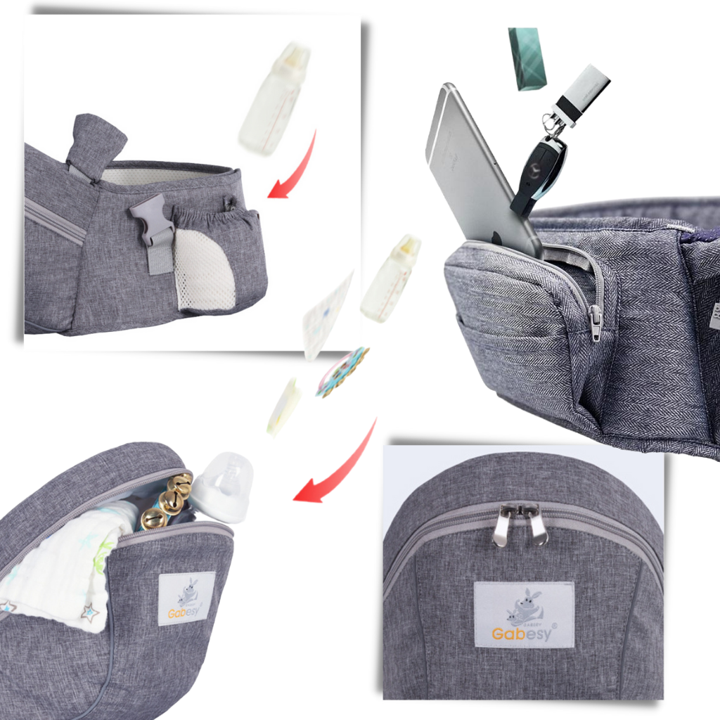 Ergonomic Hip Seat Baby Carrier – Comfortable & Shock-Absorbing Design