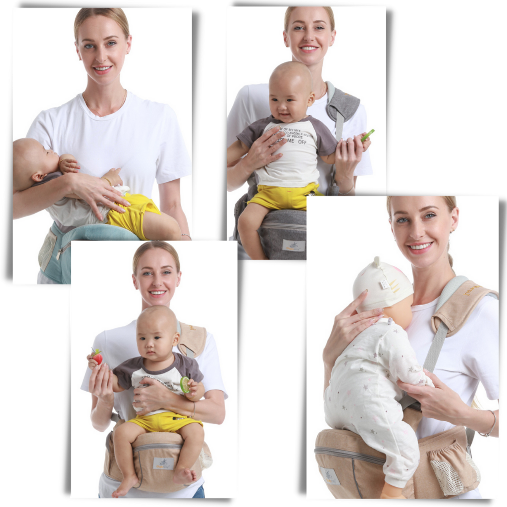 Ergonomic Hip Seat Baby Carrier – Comfortable & Shock-Absorbing Design
