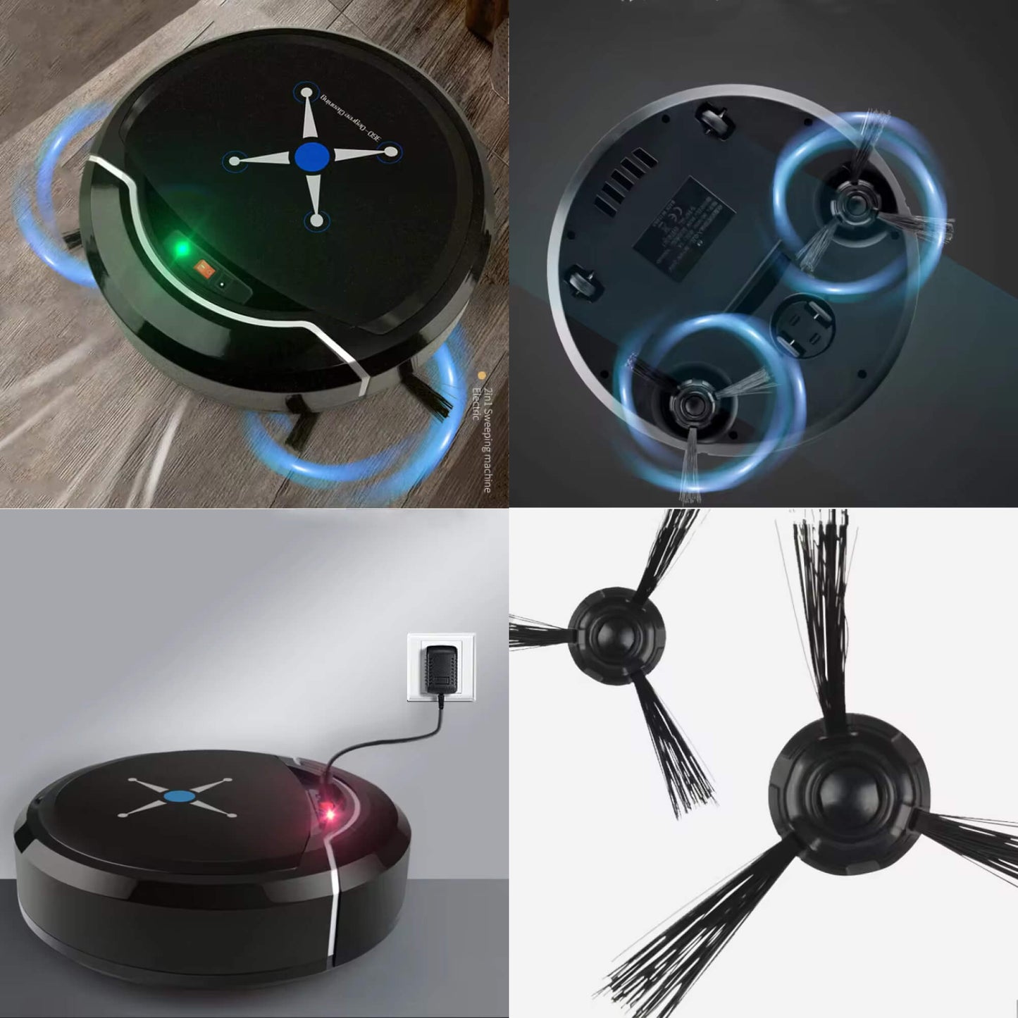 Automatic Robot Vacuum Cleaner | Smart Navigation, Multi-Surface Compatibility & Ideal for Hassle-Free Home Cleaning