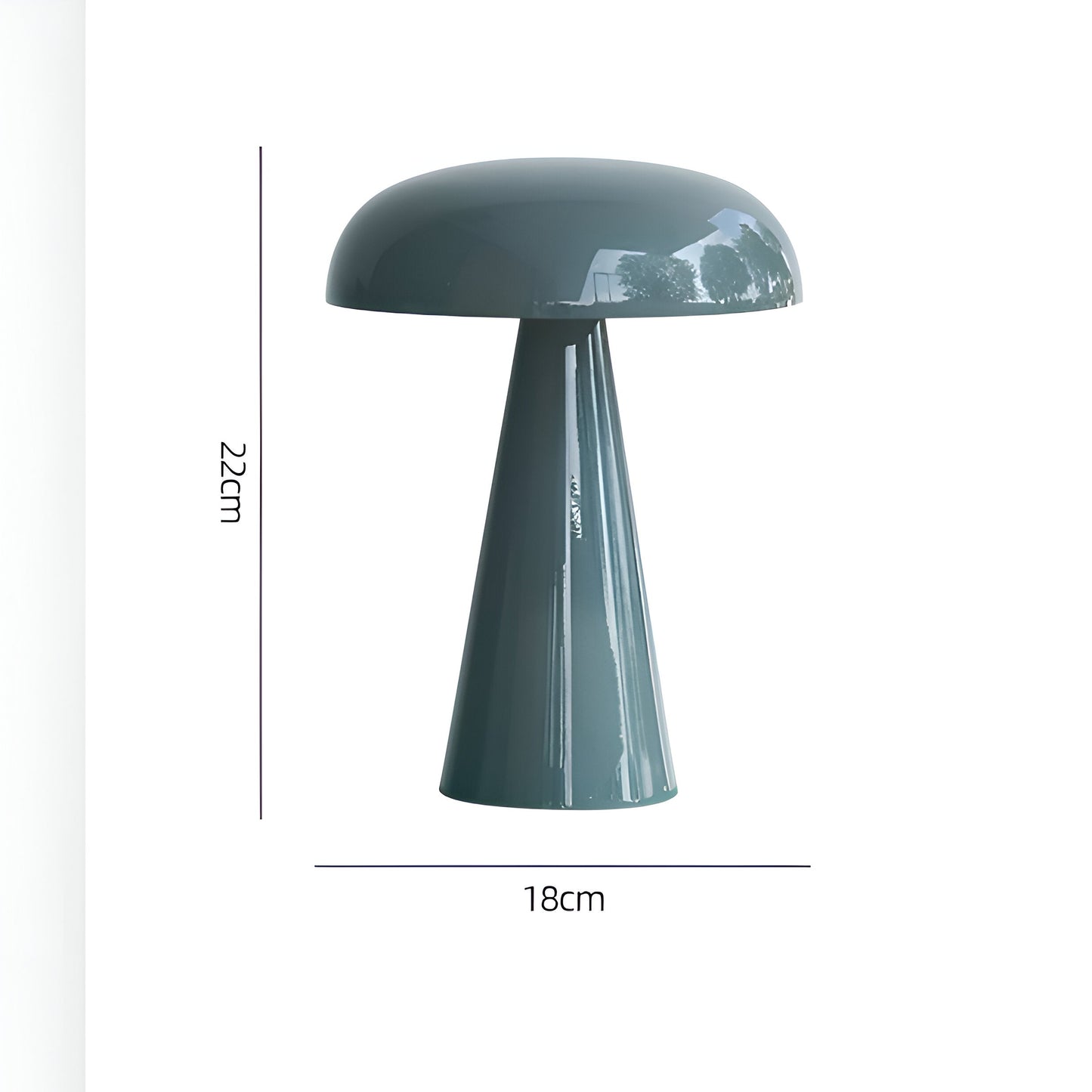 Mushroom Table Lamp with Adjustable Brightness – Modern Design for Living Room & Bedroom Lighting