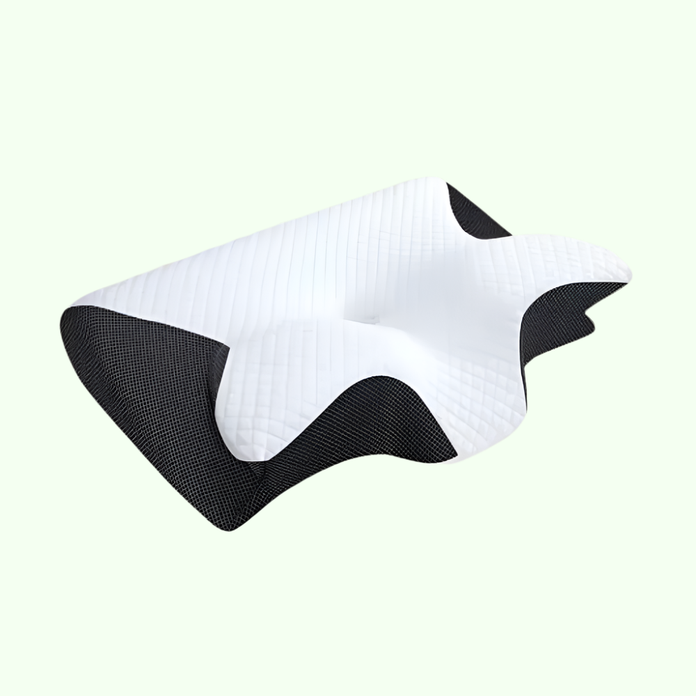 Butterfly Memory Foam Neck Pillow | Ergonomic Design with Armrests for Side & Back Sleepers, Ideal for Improved Sleep Quality