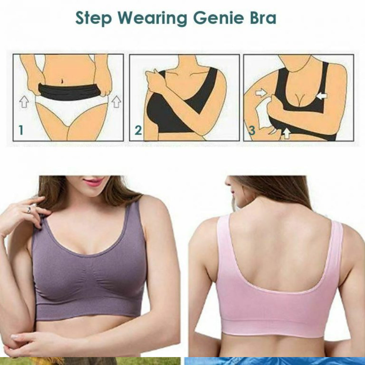 Dream By Genie Bra l Improved Comfortable Seamless Bra