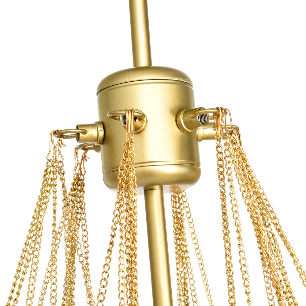 Modern Glass Bubble Chandelier Light Fixture for Dining Room & Living Room Decor