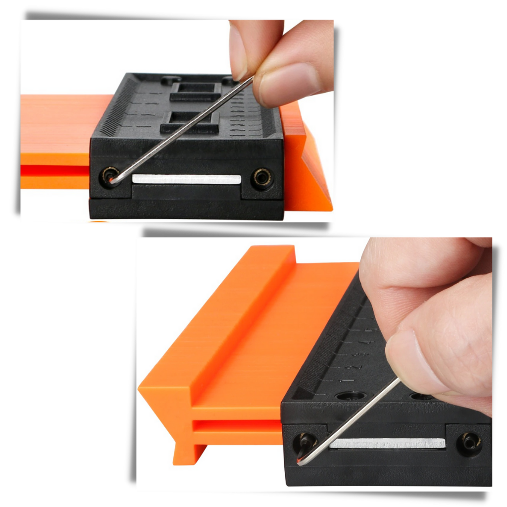 Contour Gauge Profile Duplicator – Rustproof, Locking Mechanism Precision Tool | 12cm - 25cm tool
