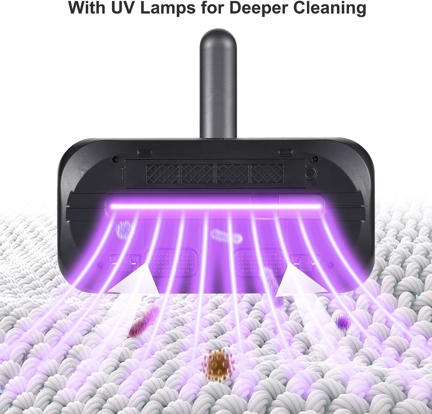 Dust Vacuum & Iron | HEPA Filtration, Cordless & Lightweight for Allergy-Free Home Cleaning