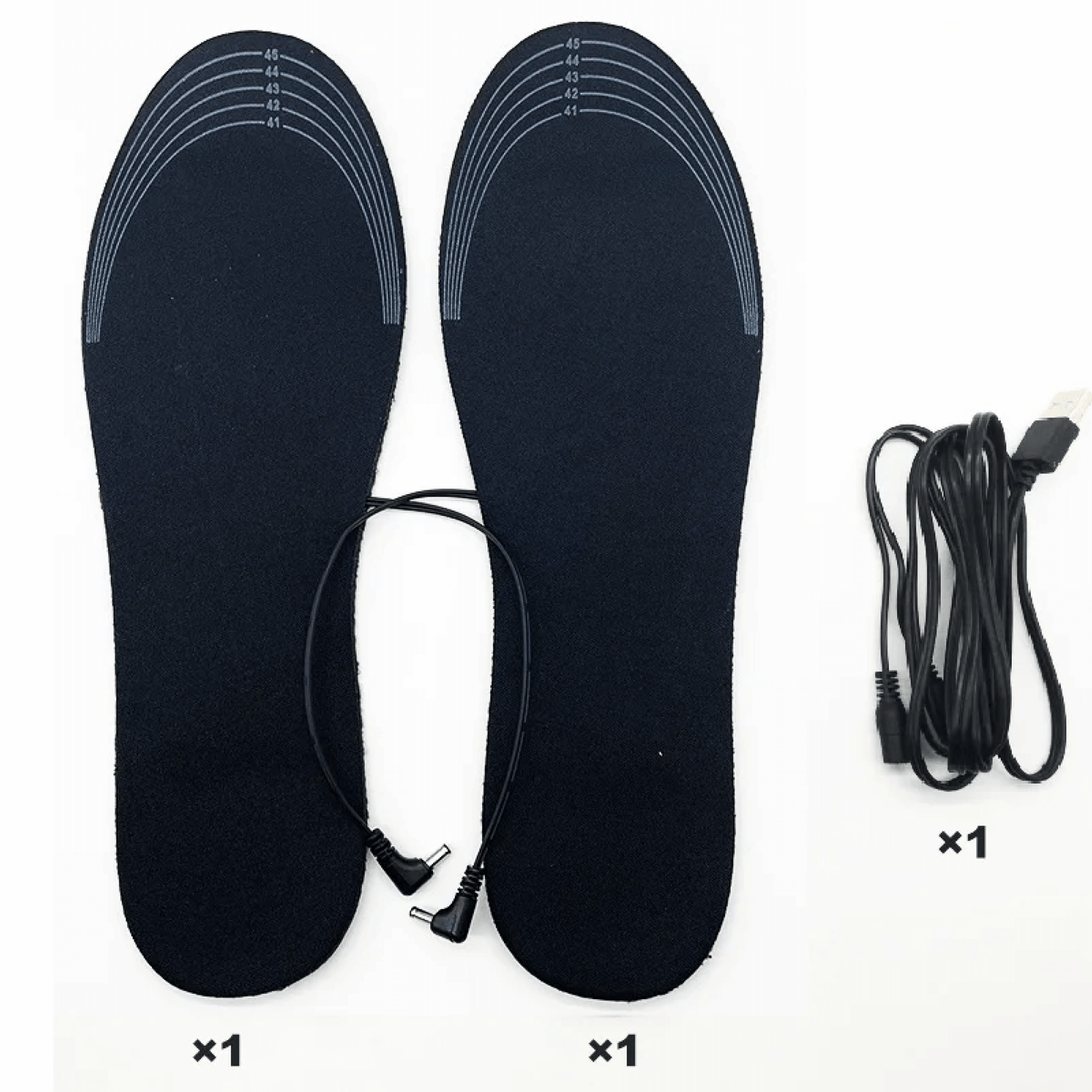 Heated Shoe Insoles Inserts - Rechargeable Thermal Footbed for Comfort in Shoes & Boots - Ideal for Cold Weather Use